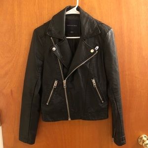 American Eagle Black Leather Jacket